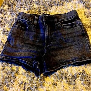 Black Denim Hollister Shorts